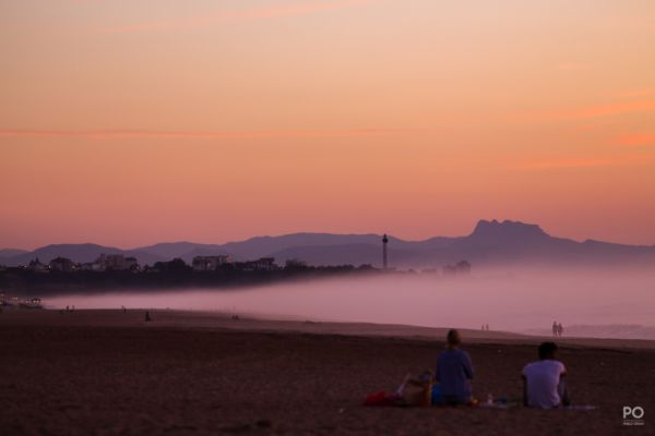 ambiance sunset pays basque tableau cadre photo pablo ordas (65)