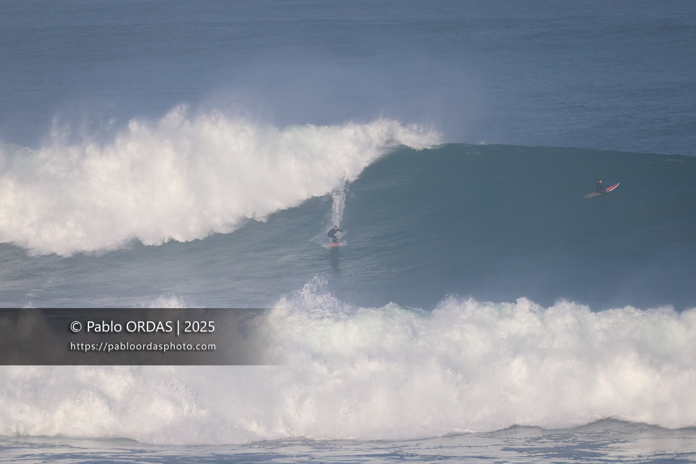 Lucas Espil, pendant la session du 13 décembre 2025 à Guéthary, France (Photo Pablo ORDAS)