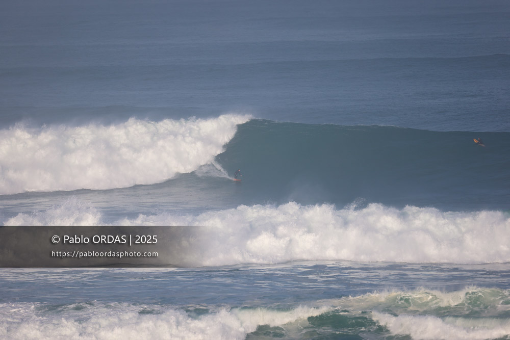 Lucas Espil, pendant la session du 13 décembre 2025 à Guéthary, France (Photo Pablo ORDAS)