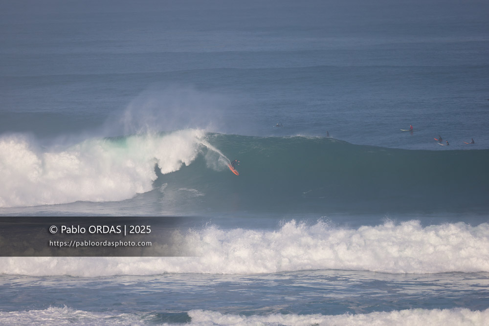 Lucas Espil, pendant la session du 13 décembre 2025 à Guéthary, France (Photo Pablo ORDAS)