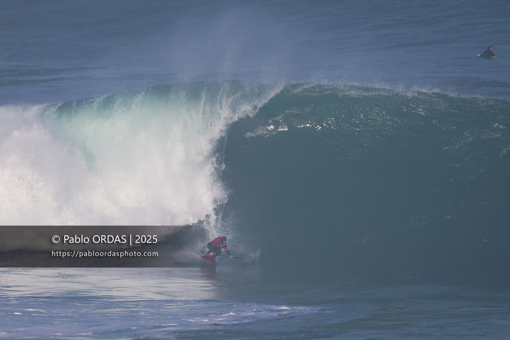 Peyo Lizarazu, pendant la session du 13 décembre 2025 à Guéthary, France (Photo Pablo ORDAS)