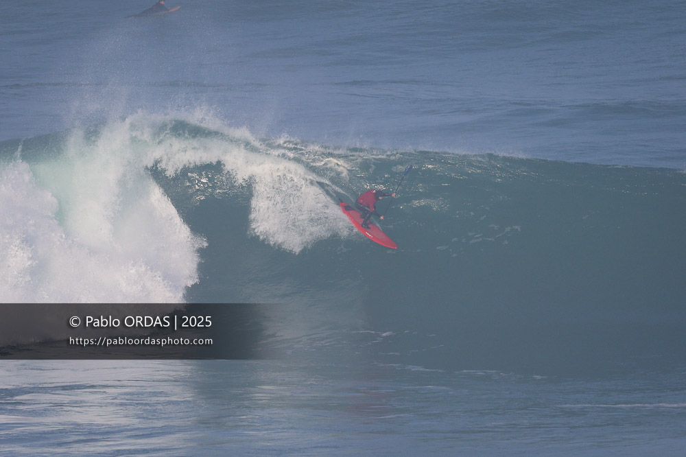 Peyo Lizarazu, pendant la session du 13 décembre 2025 à Guéthary, France (Photo Pablo ORDAS)