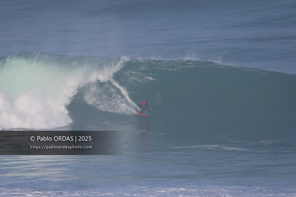 Peyo Lizarazu, pendant la session du 13 décembre 2025 à Guéthary, France (Photo Pablo ORDAS)