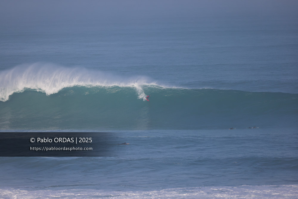 Peyo Lizarazu, pendant la session du 13 décembre 2025 à Guéthary, France (Photo Pablo ORDAS)