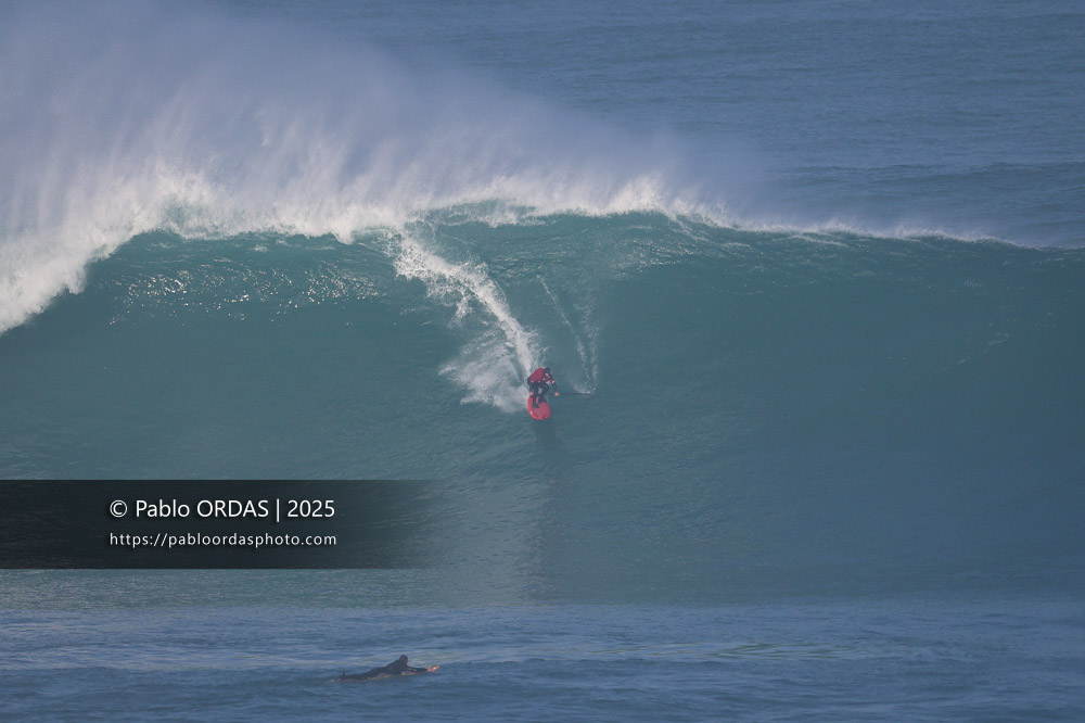 Peyo Lizarazu, pendant la session du 13 décembre 2025 à Guéthary, France (Photo Pablo ORDAS)