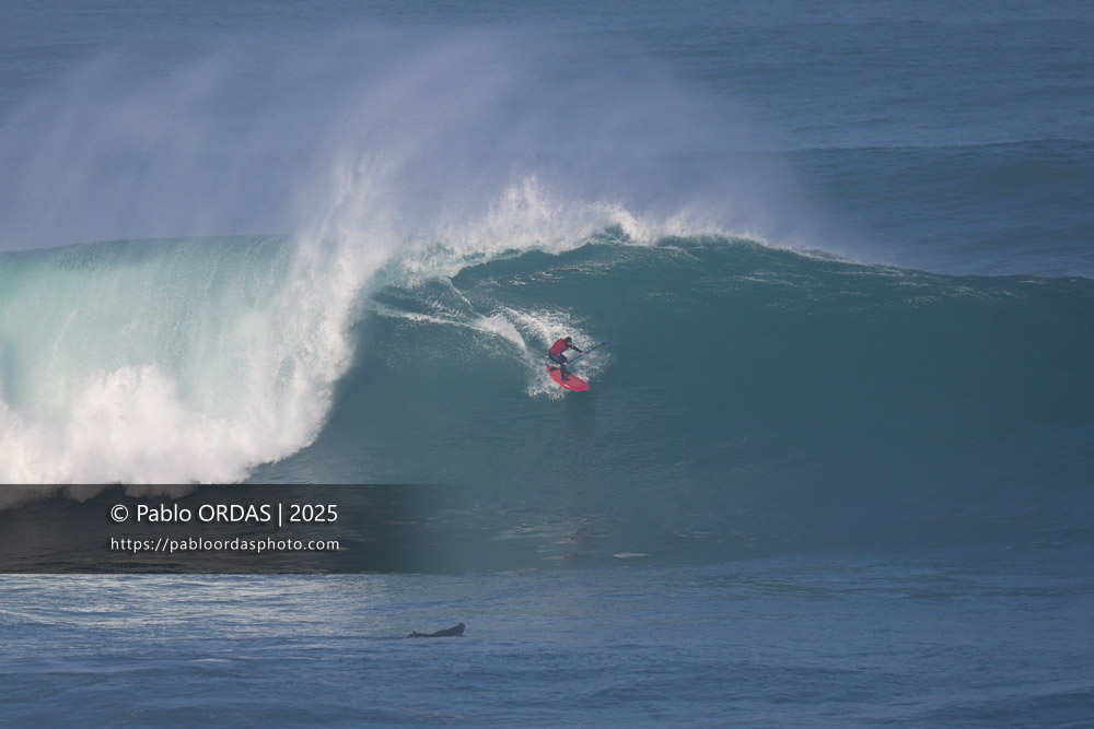 Peyo Lizarazu, pendant la session du 13 décembre 2025 à Guéthary, France (Photo Pablo ORDAS)
