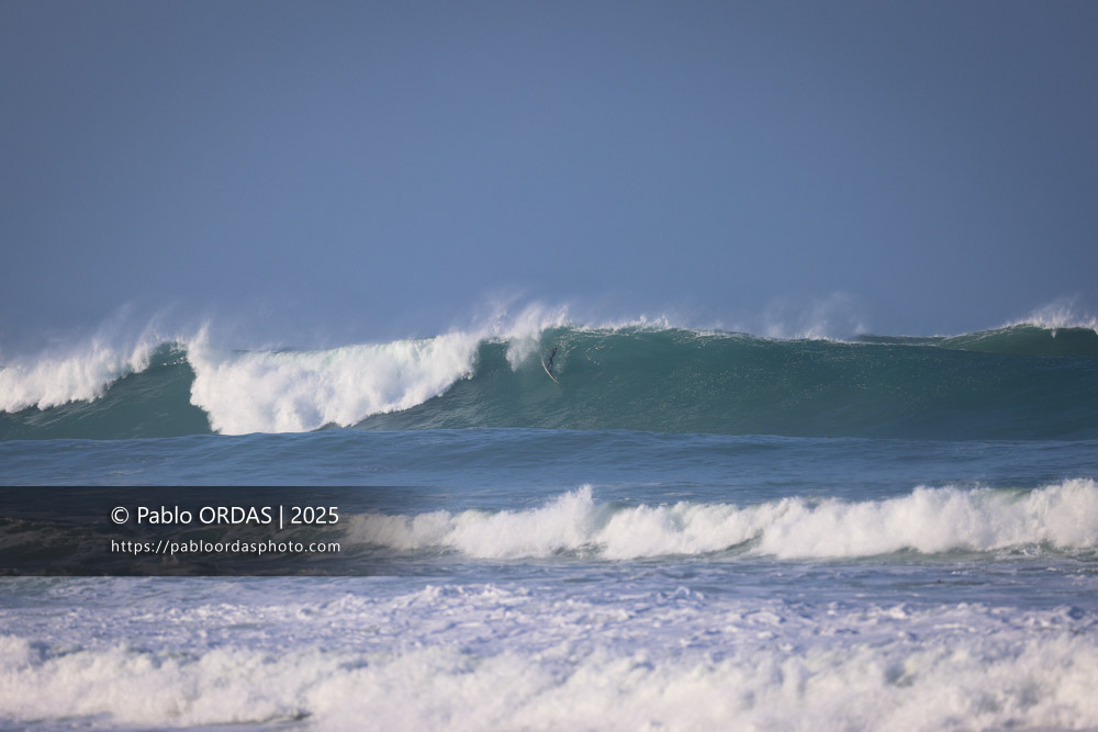 Marie Chauché, pendant la session du 13 décembre 2025 à Guéthary, France (Photo Pablo ORDAS)
