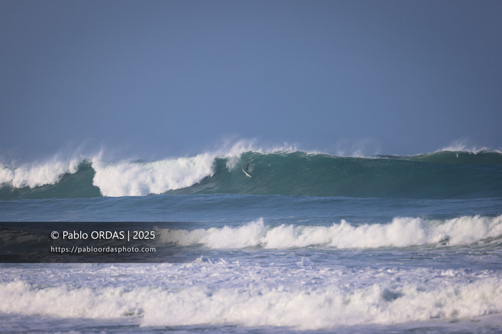 Marie Chauché, pendant la session du 13 décembre 2025 à Guéthary, France (Photo Pablo ORDAS)
