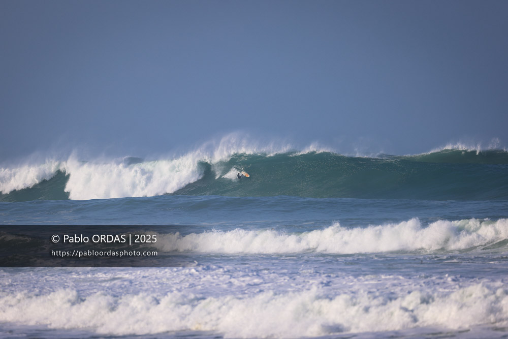 Marie Chauché, pendant la session du 13 décembre 2025 à Guéthary, France (Photo Pablo ORDAS)