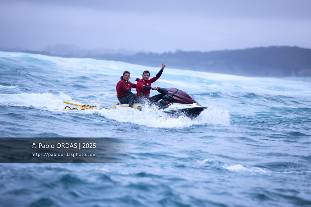 Andony Abaigar, pendant la session du 19 décembre 2025 à Belharra, France (Photo Pablo ORDAS)