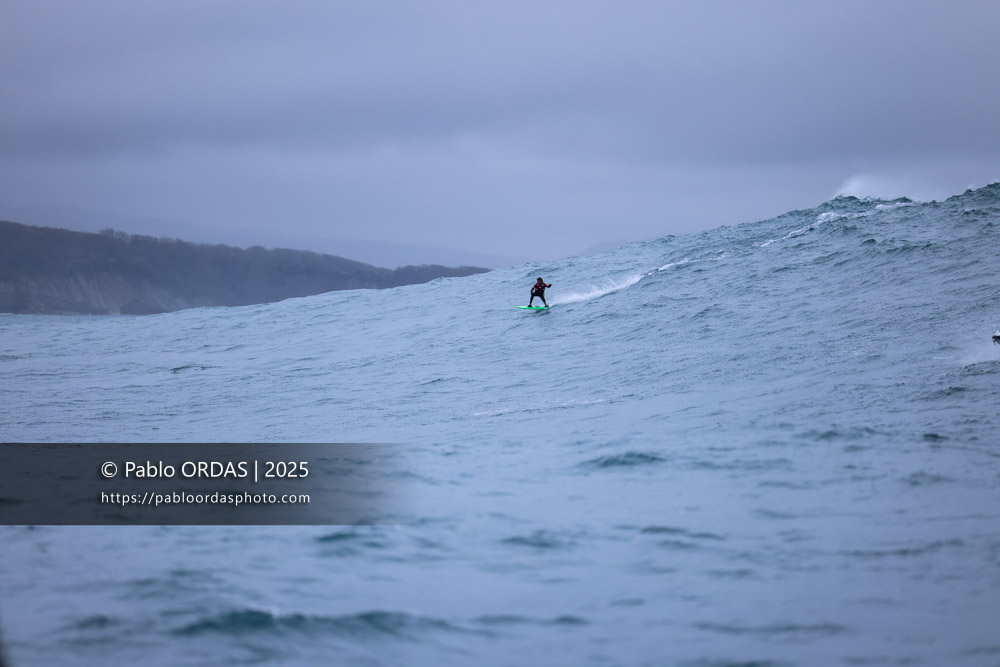 Raoul Torre, pendant la session du 19 décembre 2025 à Belharra, France (Photo Pablo ORDAS)