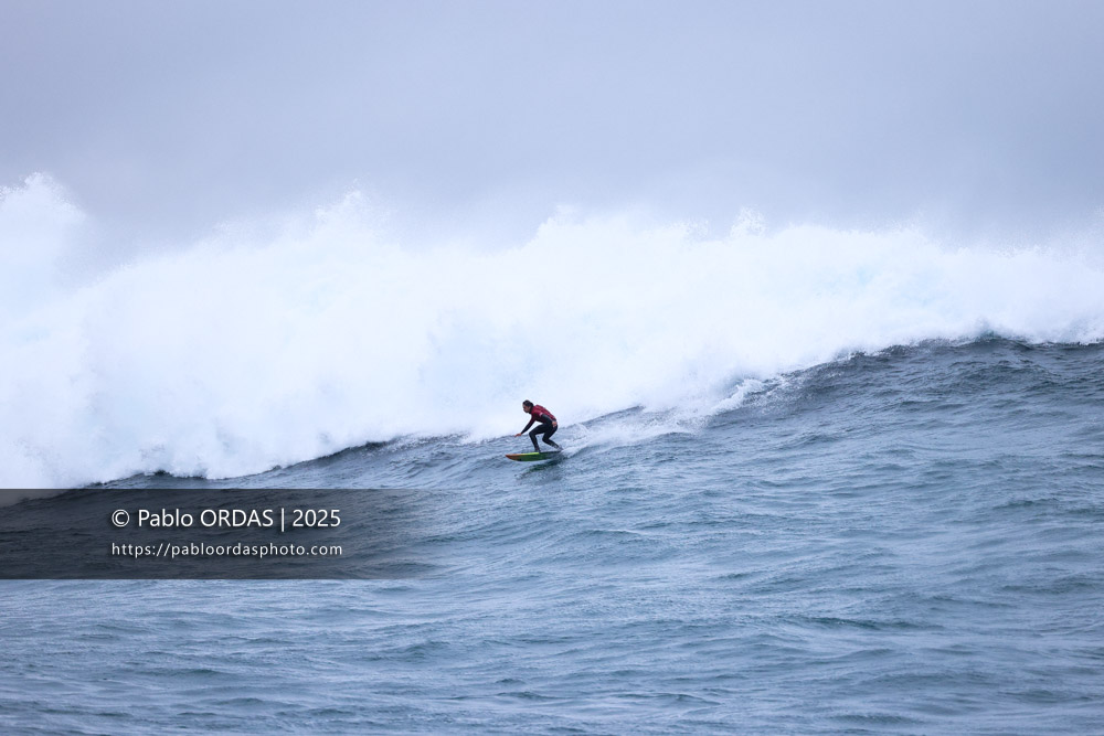 Louis Marchiset, pendant la session du 19 décembre 2025 à Belharra, France (Photo Pablo ORDAS)