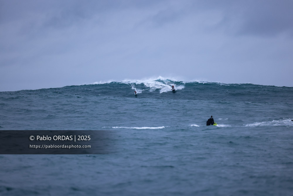 Louis Marchiset, pendant la session du 19 décembre 2025 à Belharra, France (Photo Pablo ORDAS)