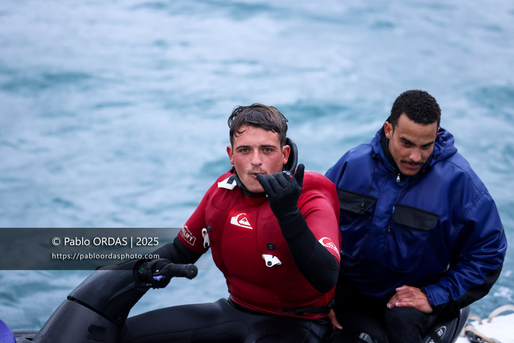 Raoul Torre, pendant la session du 19 décembre 2025 à Belharra, France (Photo Pablo ORDAS)