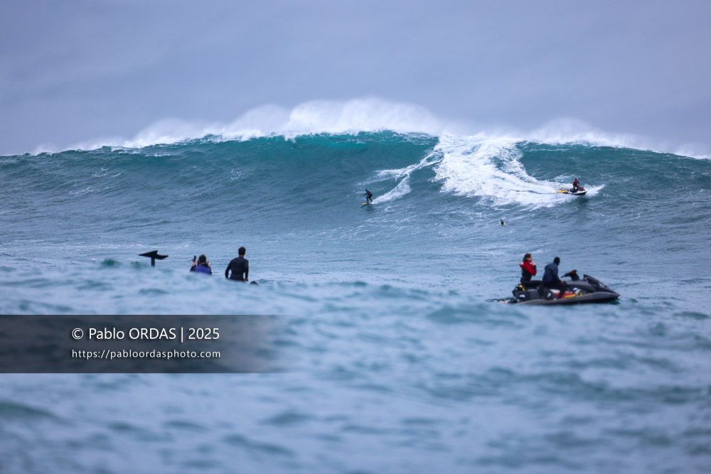 Gorka Rougé, pendant la session du 19 décembre 2025 à Belharra, France (Photo Pablo ORDAS)
