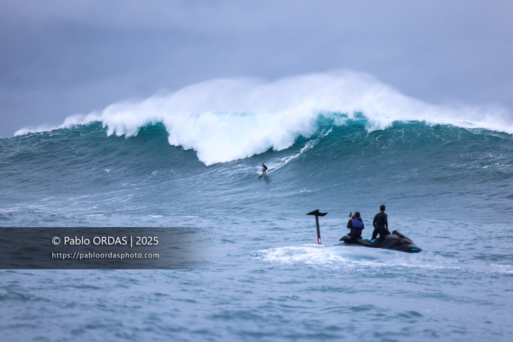Gorka Rougé, pendant la session du 19 décembre 2025 à Belharra, France (Photo Pablo ORDAS)