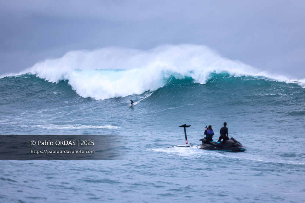 Gorka Rougé, pendant la session du 19 décembre 2025 à Belharra, France (Photo Pablo ORDAS)