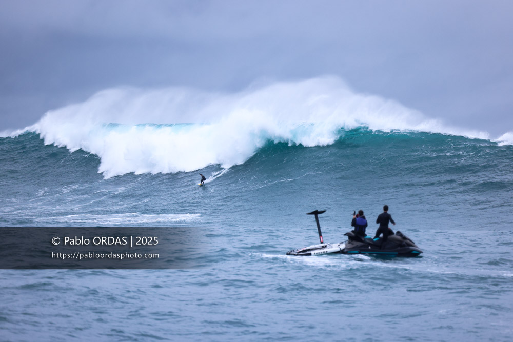 Gorka Rougé, pendant la session du 19 décembre 2025 à Belharra, France (Photo Pablo ORDAS)