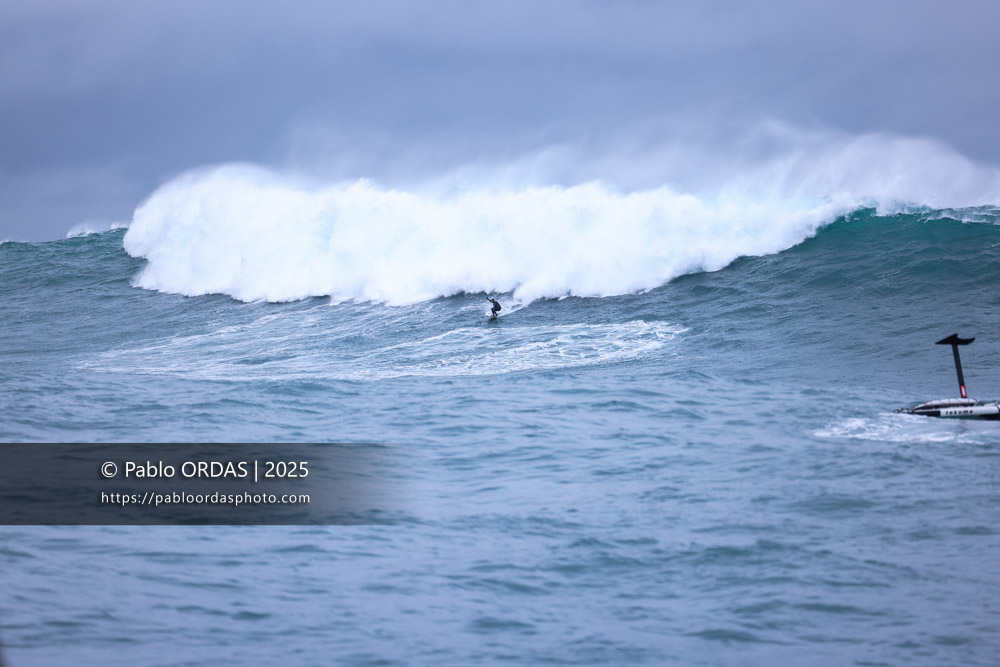 Gorka Rougé, pendant la session du 19 décembre 2025 à Belharra, France (Photo Pablo ORDAS)