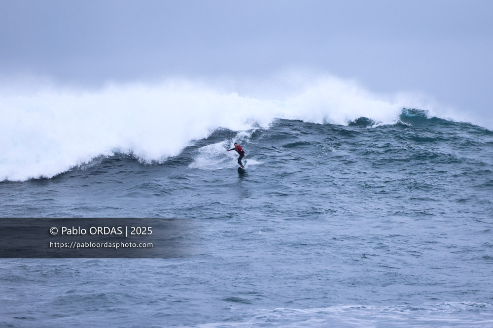 Andoni Zamora, pendant la session du 19 décembre 2025 à Belharra, France (Photo Pablo ORDAS)