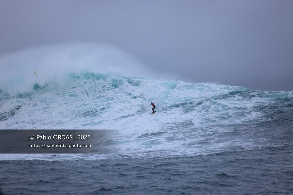 Andoni Zamora, pendant la session du 19 décembre 2025 à Belharra, France (Photo Pablo ORDAS)