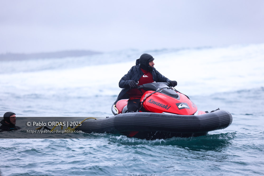 Peyo Lizarazu, pendant la session du 19 décembre 2025 à Belharra, France (Photo Pablo ORDAS)