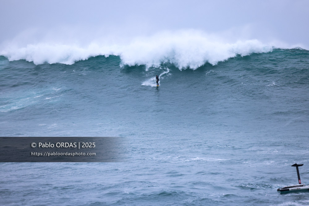 Stéphane Iralour, pendant la session du 19 décembre 2025 à Belharra, France (Photo Pablo ORDAS)