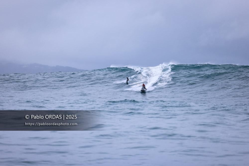 Gorka Rougé, pendant la session du 19 décembre 2025 à Belharra, France (Photo Pablo ORDAS)