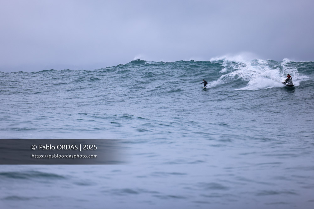 Gorka Rougé, pendant la session du 19 décembre 2025 à Belharra, France (Photo Pablo ORDAS)