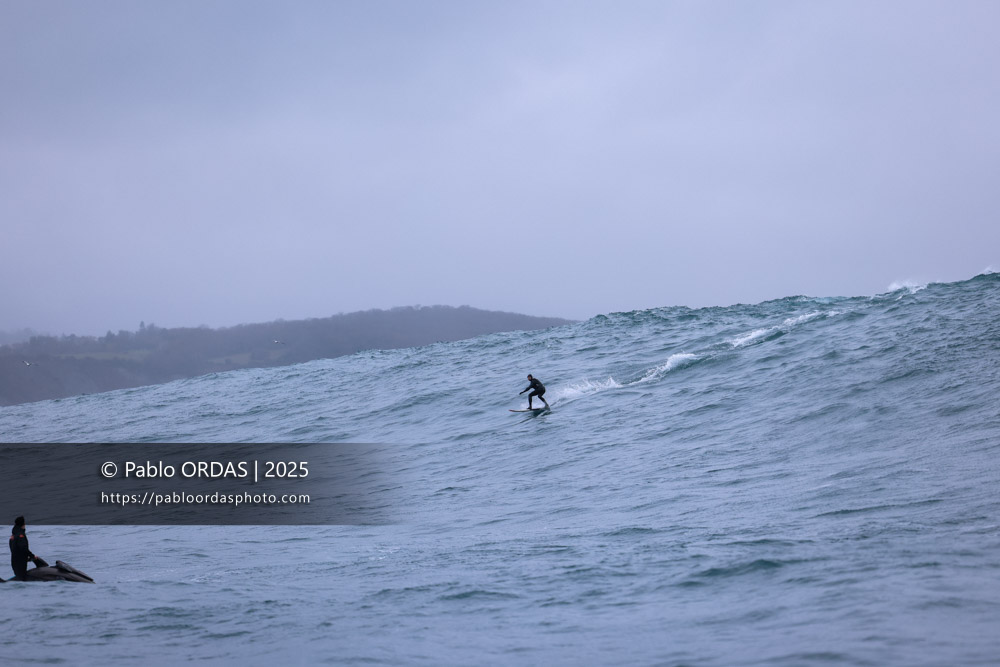 Gorka Rougé, pendant la session du 19 décembre 2025 à Belharra, France (Photo Pablo ORDAS)