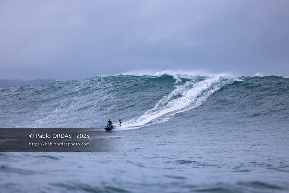 Paul Loustau, pendant la session du 19 décembre 2025 à Belharra, France (Photo Pablo ORDAS)