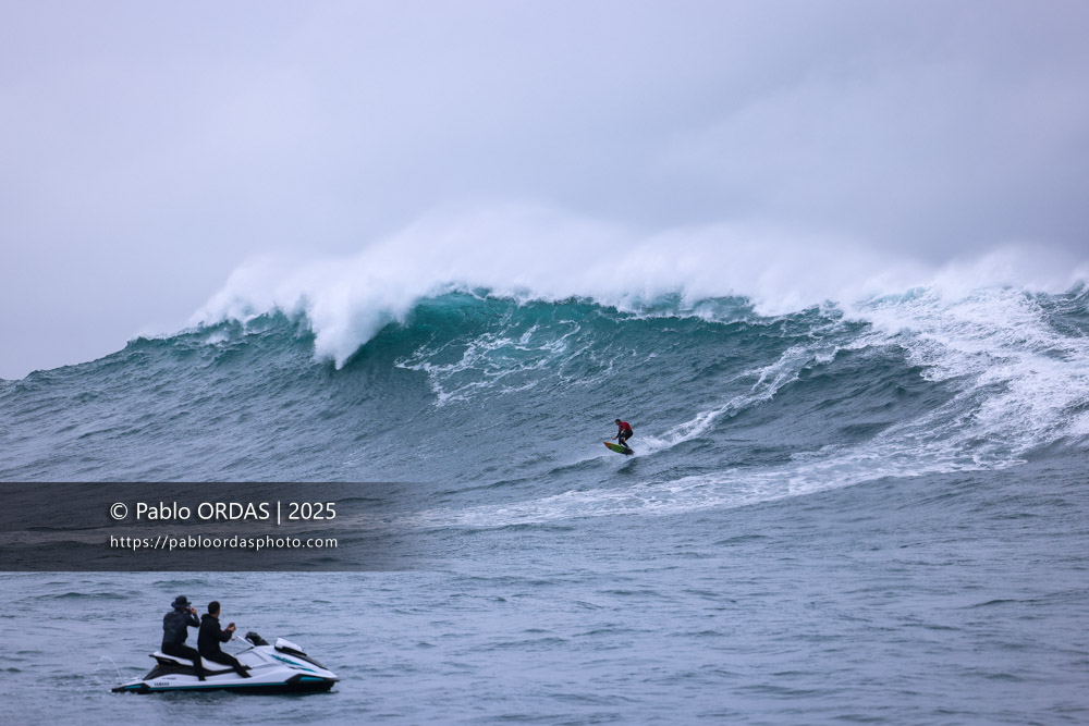 Paul Loustau, pendant la session du 19 décembre 2025 à Belharra, France (Photo Pablo ORDAS)
