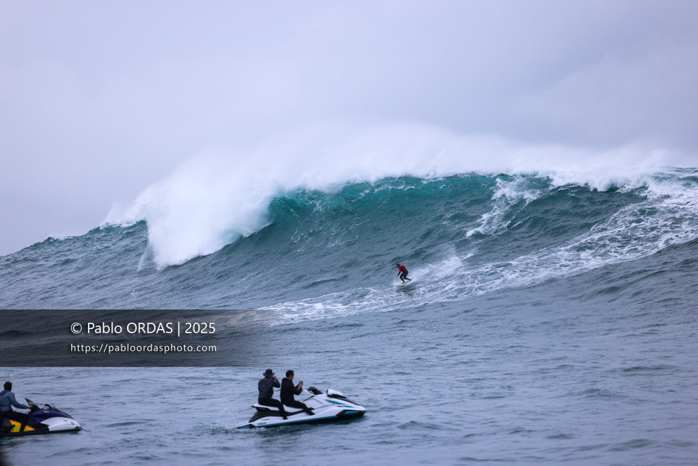 Paul Loustau, pendant la session du 19 décembre 2025 à Belharra, France (Photo Pablo ORDAS)