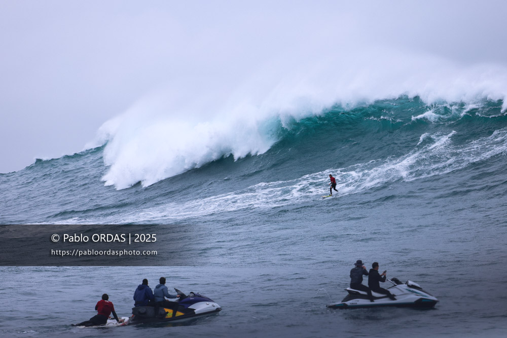 Paul Loustau, pendant la session du 19 décembre 2025 à Belharra, France (Photo Pablo ORDAS)
