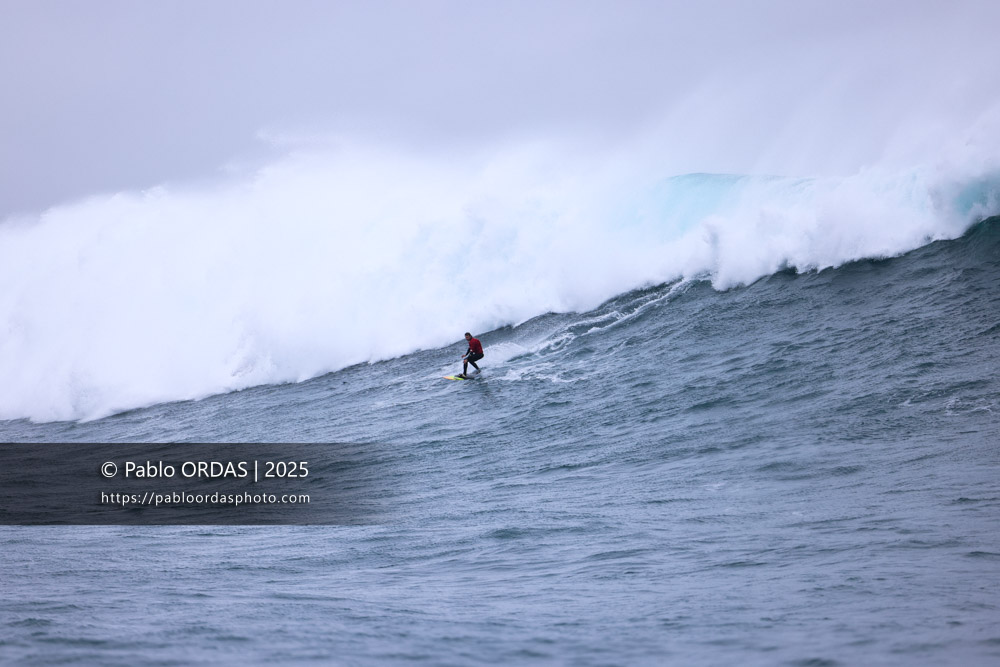 Paul Loustau, pendant la session du 19 décembre 2025 à Belharra, France (Photo Pablo ORDAS)