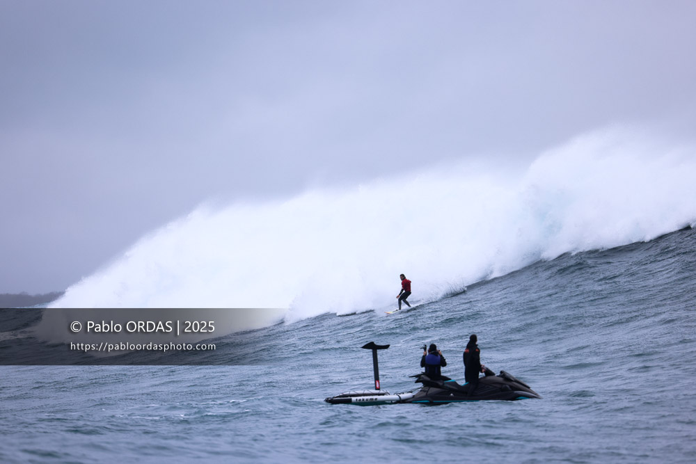 Paul Loustau, pendant la session du 19 décembre 2025 à Belharra, France (Photo Pablo ORDAS)
