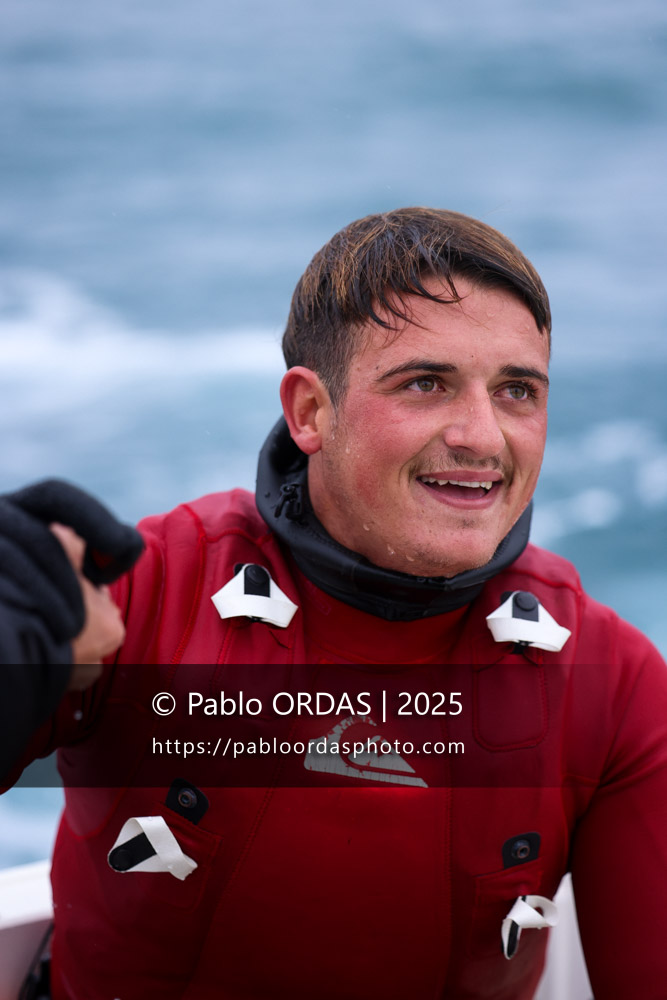 Raoul Torre, pendant la session du 19 décembre 2025 à Belharra, France (Photo Pablo ORDAS)