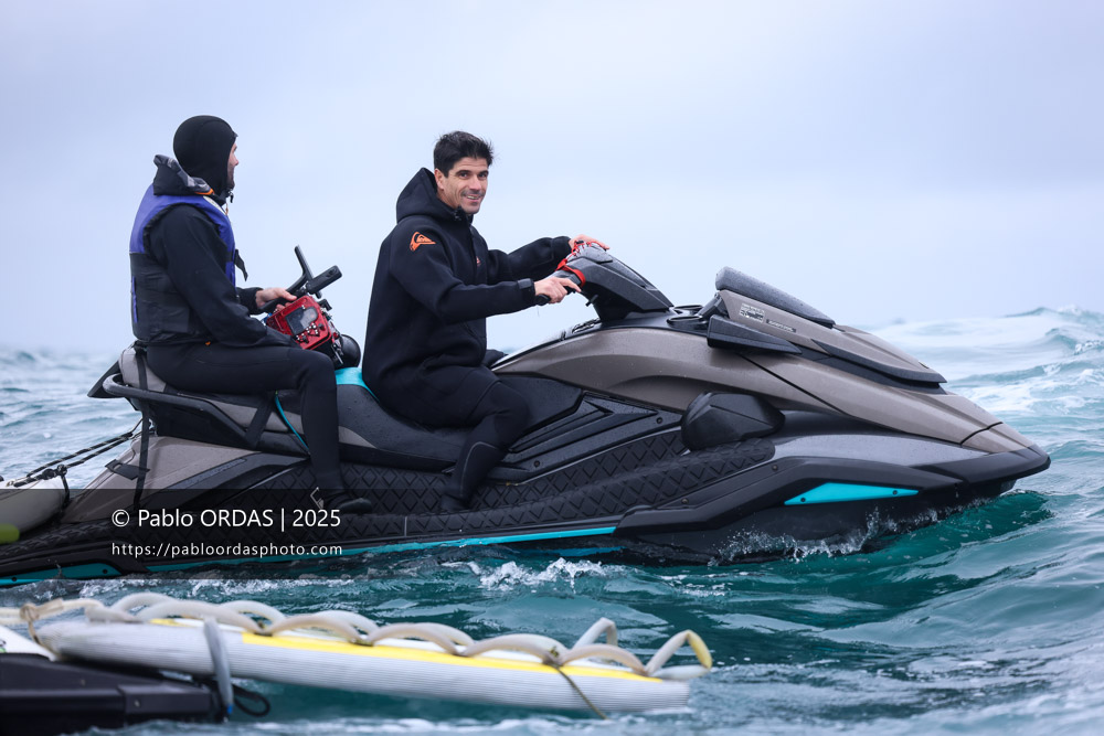 Thomas Maillé, pendant la session du 19 décembre 2025 à Belharra, France (Photo Pablo ORDAS)