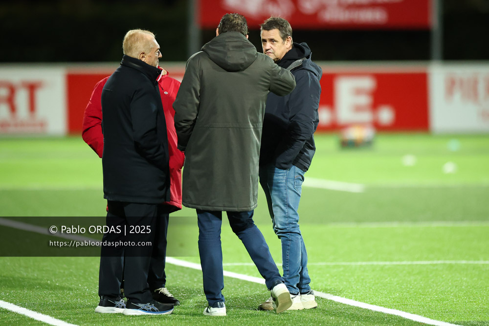 Frédéric Boitier, lors du match de Pro D2 entre le Biarritz olympique et Valence Romans, le 5 décembre 2025 au stade Aguiléra de Biarritz, France (Photo Pablo ORDAS)