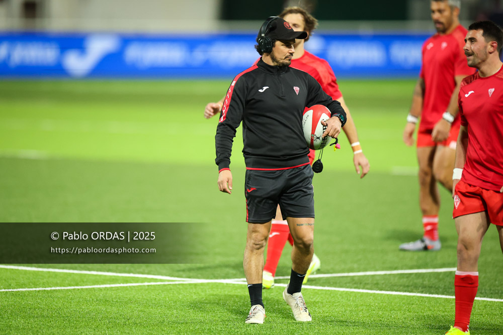 Boris Bouhraoua, lors du match de Pro D2 entre le Biarritz olympique et Valence Romans, le 5 décembre 2025 au stade Aguiléra de Biarritz, France (Photo Pablo ORDAS)