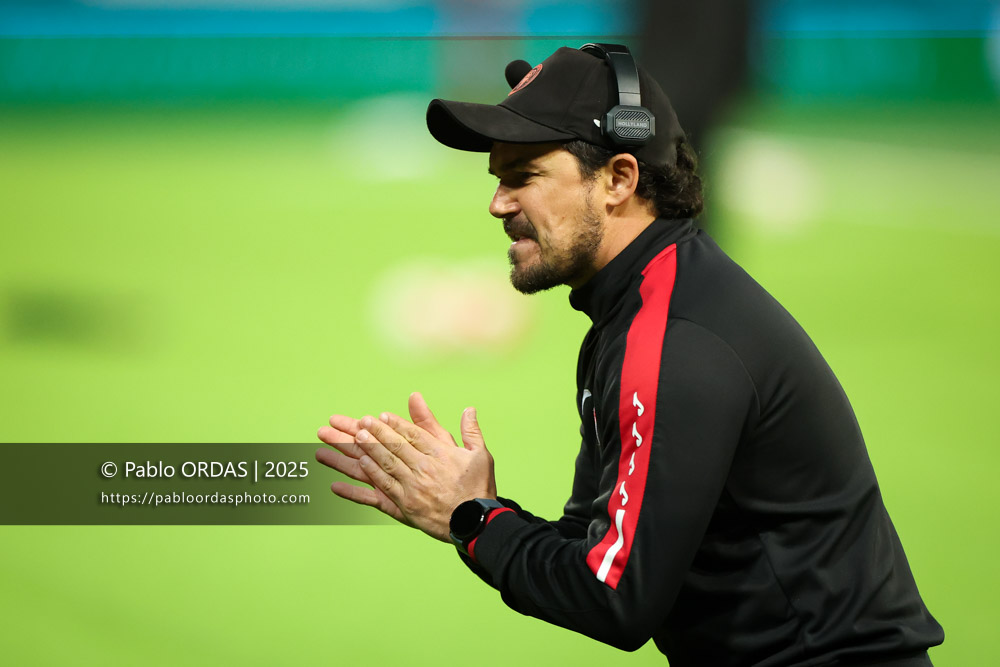 Boris Bouhraoua, lors du match de Pro D2 entre le Biarritz olympique et Valence Romans, le 5 décembre 2025 au stade Aguiléra de Biarritz, France (Photo Pablo ORDAS)