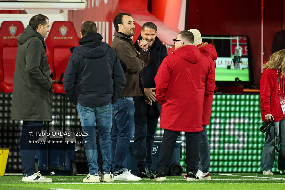 Valérian Broquère, lors du match de Pro D2 entre le Biarritz olympique et Valence Romans, le 5 décembre 2025 au stade Aguiléra de Biarritz, France (Photo Pablo ORDAS)