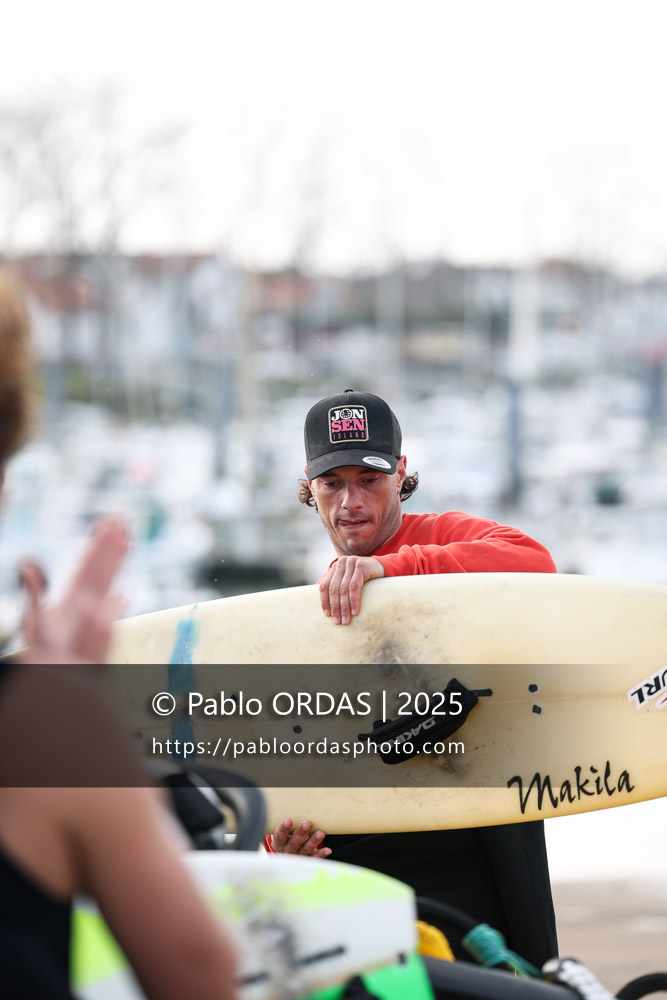 Andony Abaigar, lors de la session du 12 décembre 2025 à Anglet, France (Photo Pablo ORDAS)