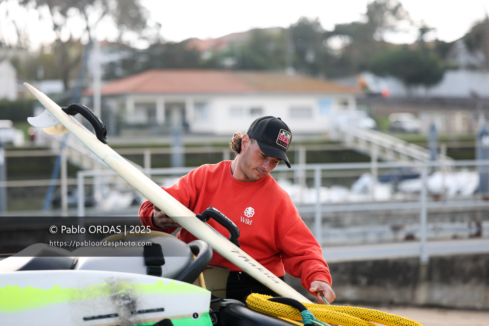Andony Abaigar, lors de la session du 12 décembre 2025 à Anglet, France (Photo Pablo ORDAS)