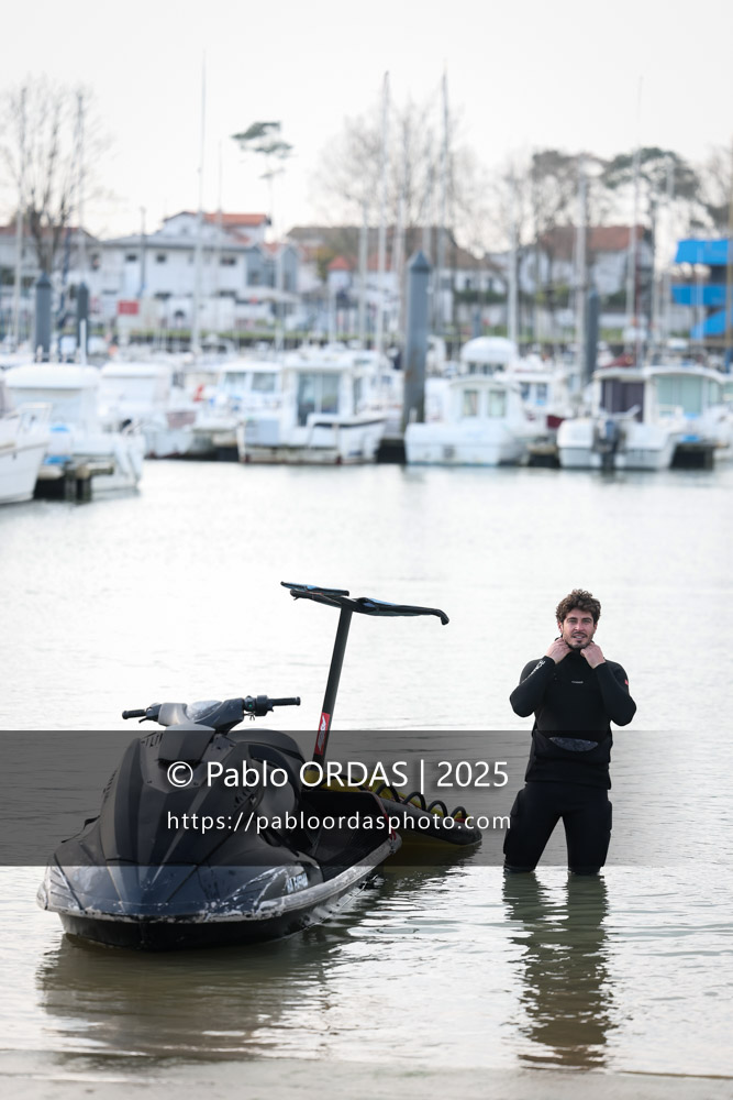 Tom Constant, lors de la session du 12 décembre 2025 à Anglet, France (Photo Pablo ORDAS)