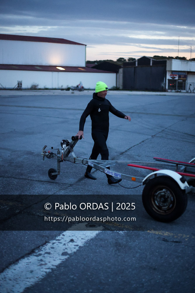 Andony Abaigar, lors de la session du 12 décembre 2025 à Anglet, France (Photo Pablo ORDAS)