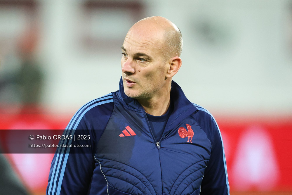 Mathieu Noirot, lors du match de Pro D2 entre le Biarritz olympique et Oyonnax, le 19 décembre 2025 au stade Aguiléra de Biarritz, France (Photo Pablo ORDAS)