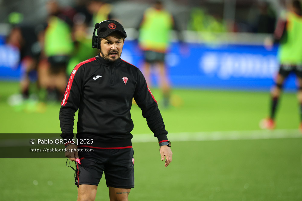 Boris Bouhraoua, lors du match de Pro D2 entre le Biarritz olympique et Oyonnax, le 19 décembre 2025 au stade Aguiléra de Biarritz, France (Photo Pablo ORDAS)