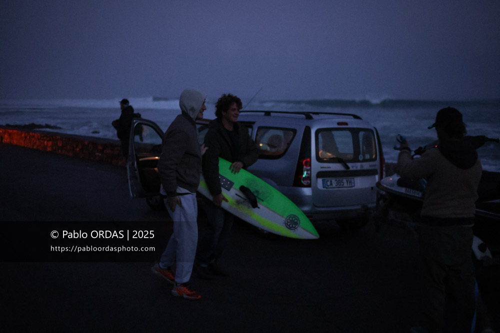 Raoul Torre, pendant la session du 13 décembre 2025 à Guéthary, France (Photo Pablo ORDAS)