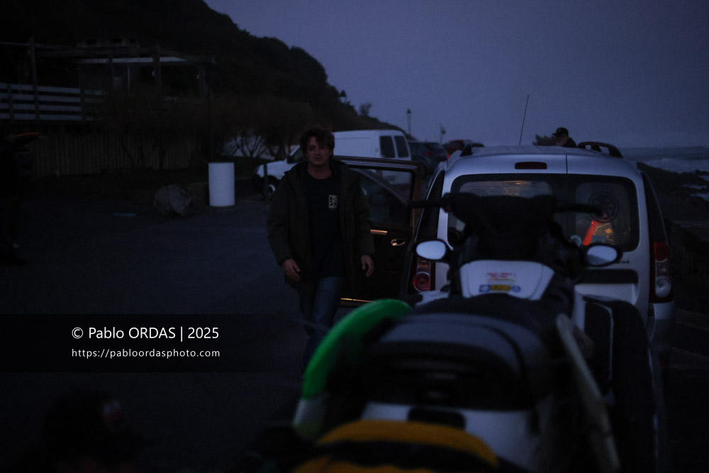Raoul Torre, pendant la session du 13 décembre 2025 à Guéthary, France (Photo Pablo ORDAS)